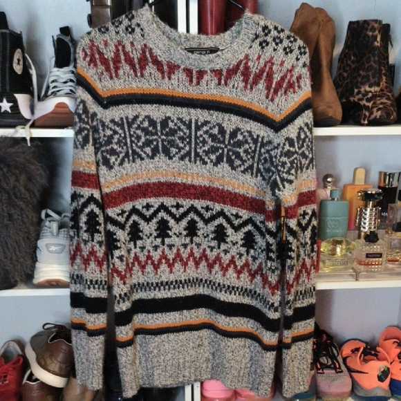 Forever 21 Other - Forever 21 Mens Multicolor Fair Isle Sweater - Succession Style - Size S